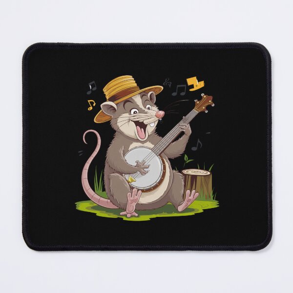 Item preview, Funny Opossum Playing Banjo designed and sold by Mateusz Majcherek.