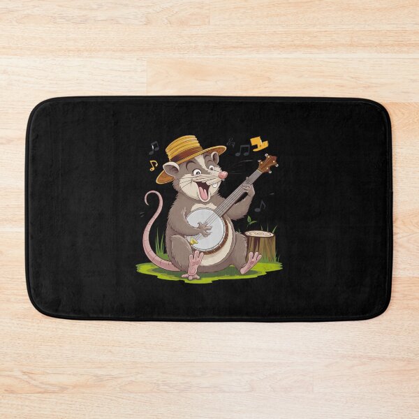 Item preview, Funny Opossum Playing Banjo designed and sold by Mateusz Majcherek.