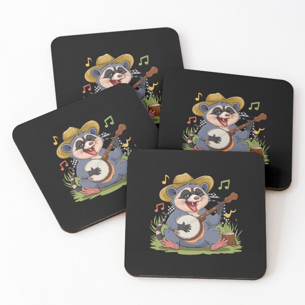 Item preview, Funny Opossum Playing Banjo designed and sold by Mateusz Majcherek.
