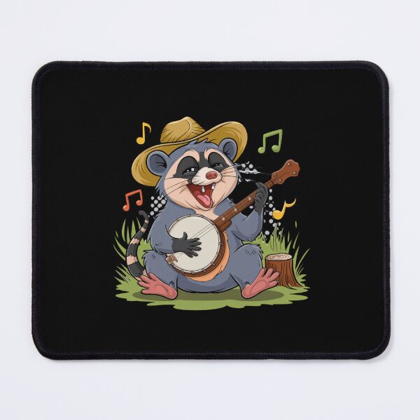 Item preview, Funny Opossum Playing Banjo designed and sold by Mateusz Majcherek.