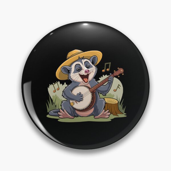 Item preview, Funny Opossum Playing Banjo designed and sold by Mateusz Majcherek.