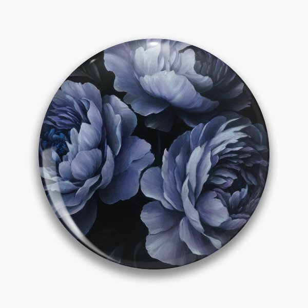 Item preview, Midnight Blue Peony Garden Nightgarden designed and sold by UtArt.