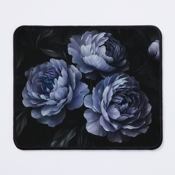 Item preview, Midnight Blue Peony Garden Nightgarden designed and sold by UtArt.