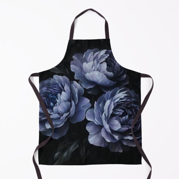 Item preview, Midnight Blue Peony Garden Nightgarden designed and sold by UtArt.
