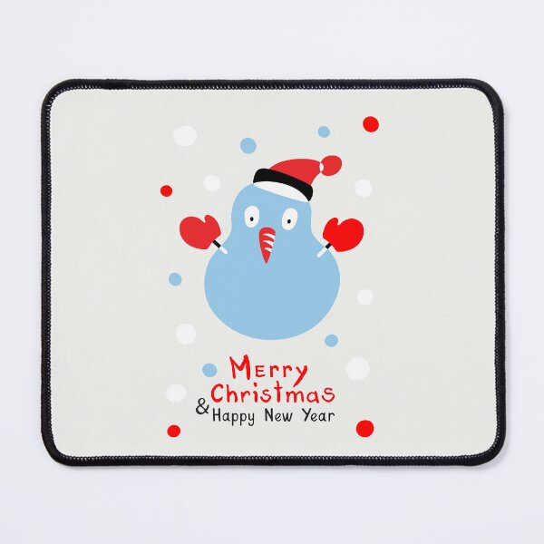 Item preview, Snowman in red hat and mittens. Wintertime greetings. designed and sold by ArchiTania Studio.