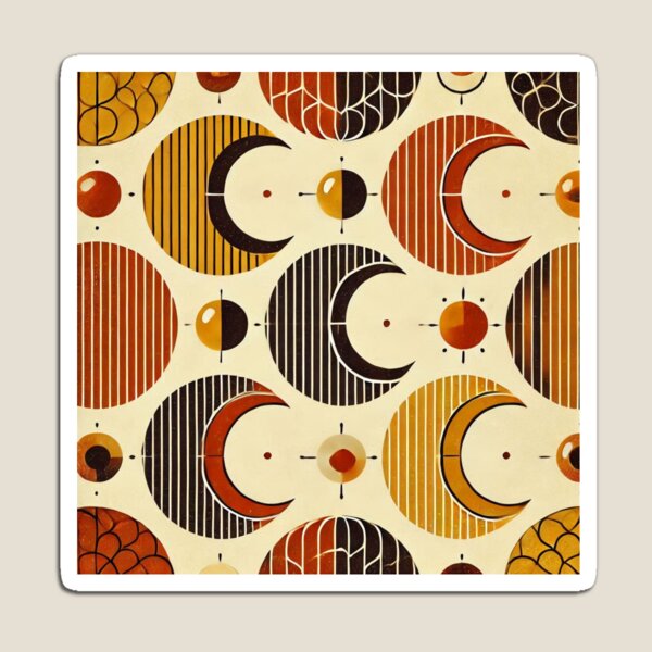 Item preview, Geometric Moon Phases Pattern designed and sold by Rui Fernandes.