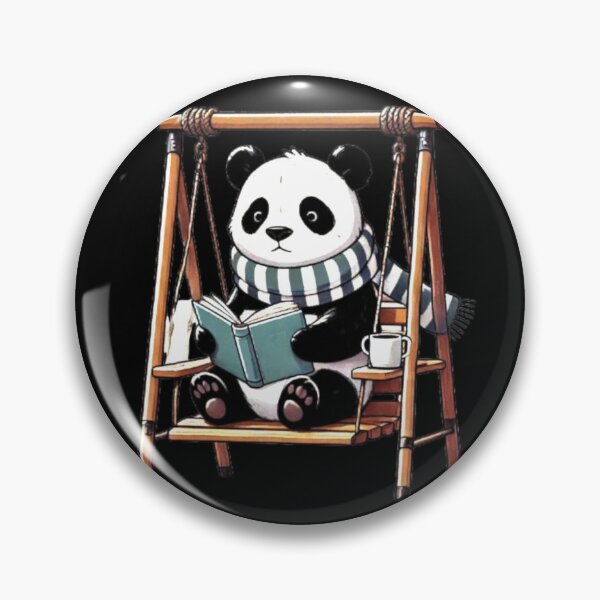 Item preview, All the Cool Kids are Reading, Book Panda Lovers  designed and sold by Creat-Des.