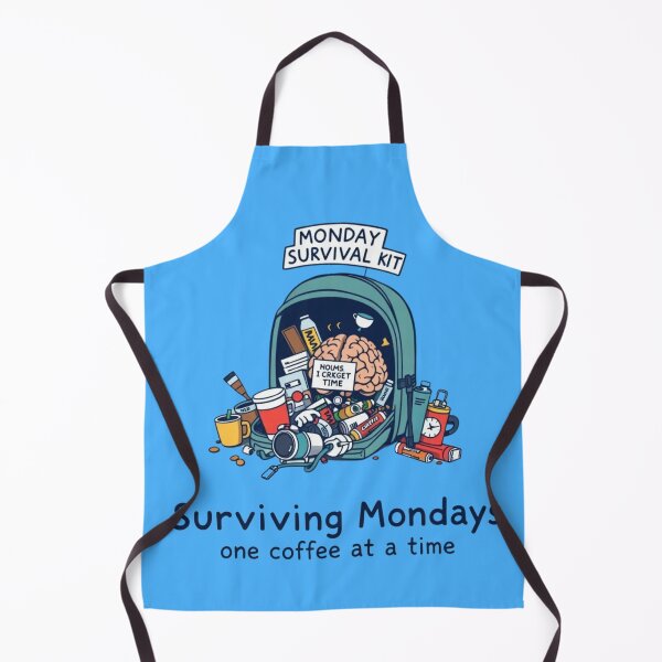 Item preview, Monday Survival Kit Surviving Mondays, One Coffee at a Time Comical Graphic designed and sold by Kia Blaze.