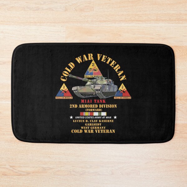 Item preview, Cold War Vet - 2nd Armored Division - Lucius D. Clay Kaserne - Garlstedt, Germany - M1A1Tank - Green Camo w COLD SVC X 300 designed and sold by Military Insignia Products.