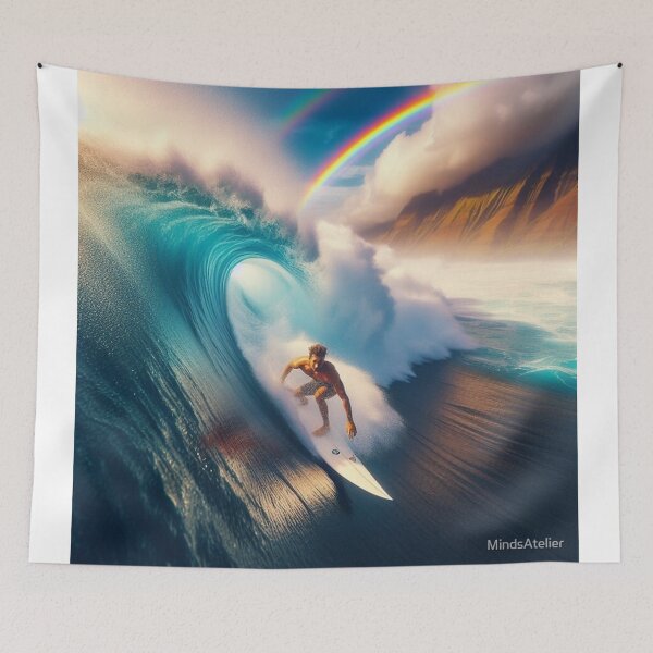 Item preview, Surfing art designed and sold by MindsAtelier.