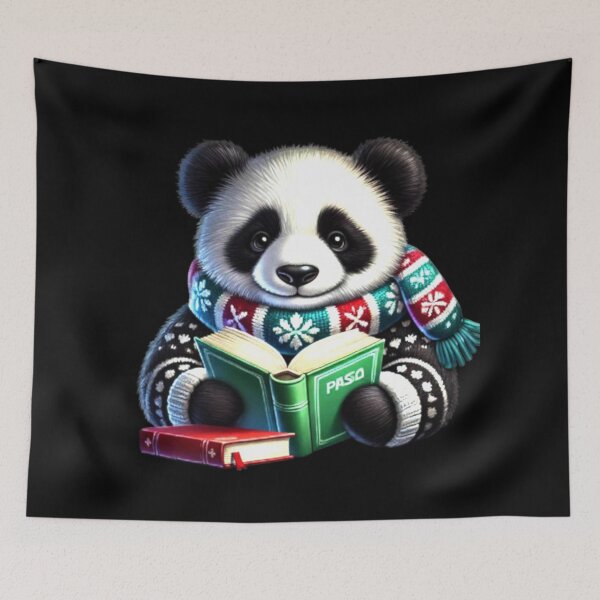 Item preview, Copy of All the Cool Kids are Reading, Book Panda Lovers  designed and sold by Creat-Des.