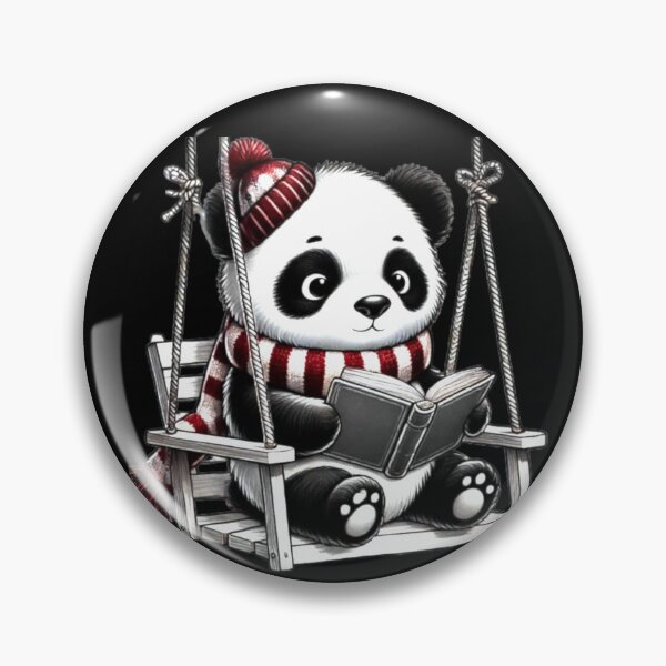 Item preview, All the Cool Kids are Reading, Book Panda Lovers  designed and sold by Creat-Des.