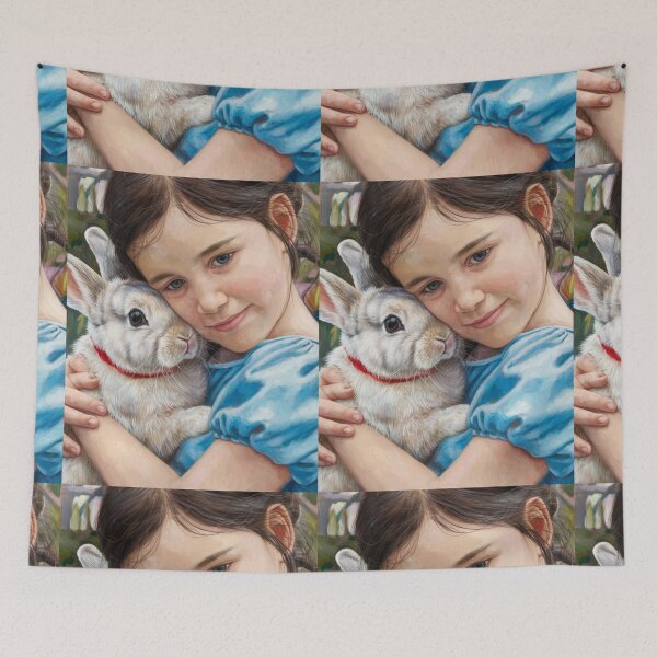 Item preview, Love - Charlie and Her Rabbit  designed and sold by CanvasCarousel.