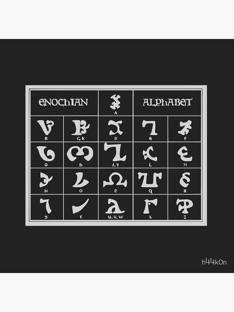 alphabet énochien