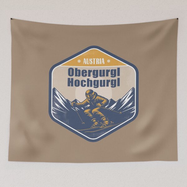 Item preview, Obergurgl - Hochgurgl Austria Winter Skiing Design designed and sold by CynthiaGraphics.