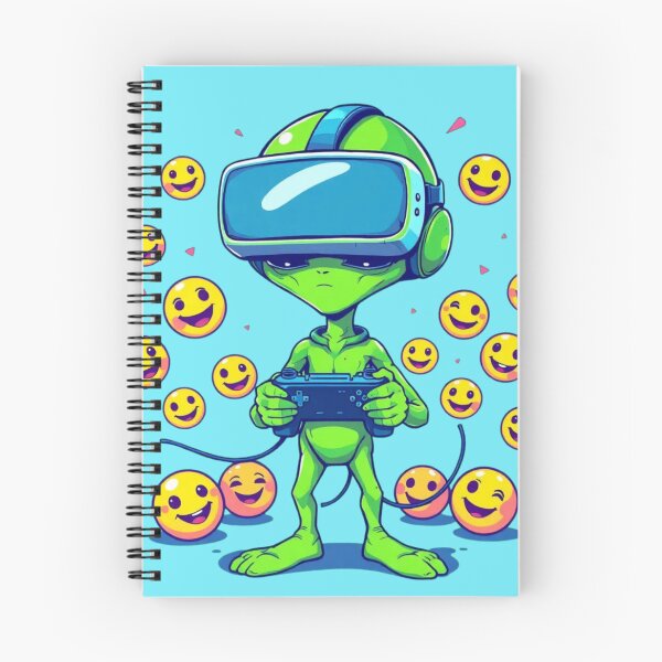 Item preview, Alien Gamer UFO Virtual Reality Glasses Video Game Cartoon Adventure Funny  designed and sold by Kia Blaze.