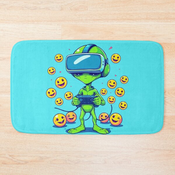 Item preview, Alien Gamer UFO Virtual Reality Glasses Video Game Cartoon Adventure Funny  designed and sold by Kia Blaze.