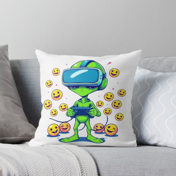 Item preview, Alien Gamer UFO Virtual Reality Glasses Video Game Cartoon Adventure Funny  designed and sold by Kia Blaze.