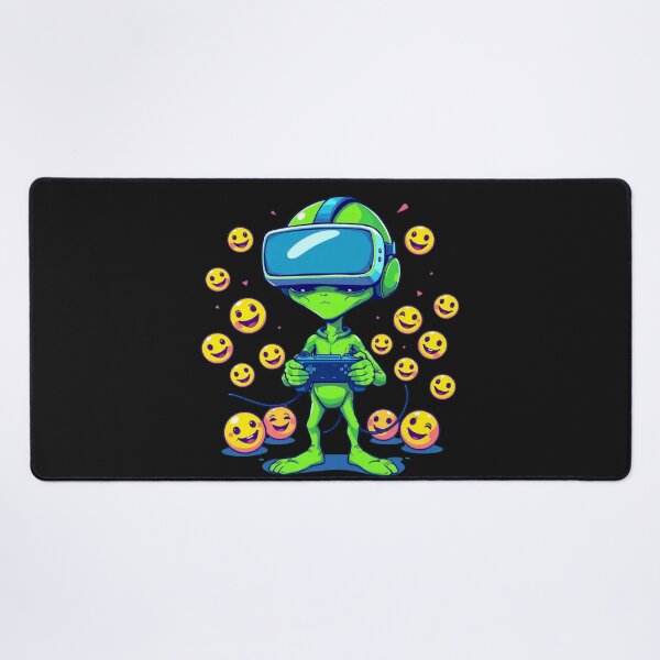 Item preview, Alien Gamer UFO Virtual Reality Glasses Video Game Cartoon Adventure Funny  designed and sold by Kia Blaze.