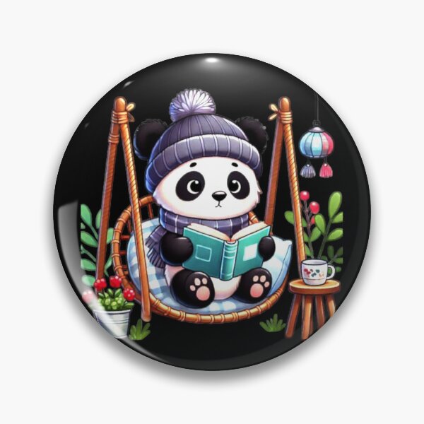 Item preview, All the Cool Kids are Reading, Book Panda Lovers  designed and sold by Creat-Des.