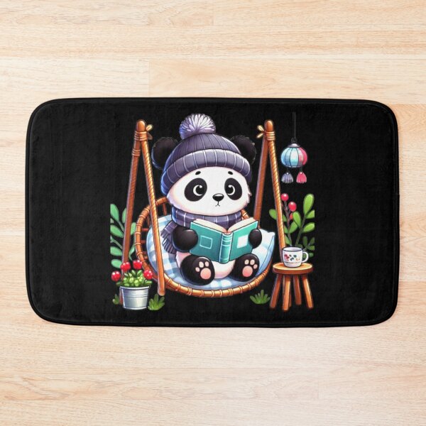 Item preview, All the Cool Kids are Reading, Book Panda Lovers  designed and sold by Creat-Des.