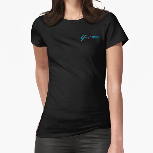 GhostBSD shirt Fitted T-Shirt