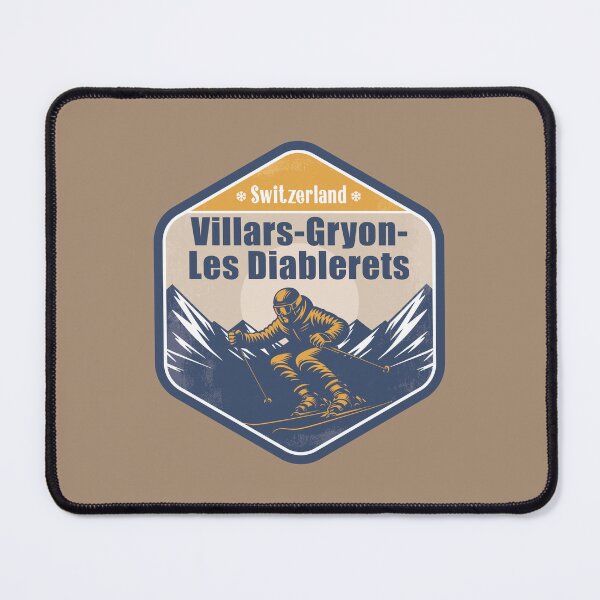 Item preview, Villars - Gryon - Les Diablerets Switzerland Winter Skiing Design designed and sold by CynthiaGraphics.