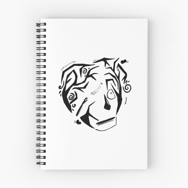 Item preview, Original Inktober Face Print designed and sold by Evie Nevada.