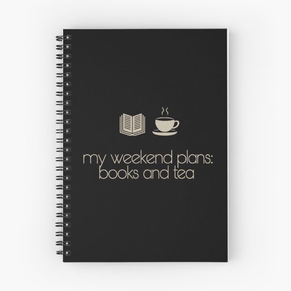 Item preview, my weekend plans books and tea designed and sold by jkrphoto.