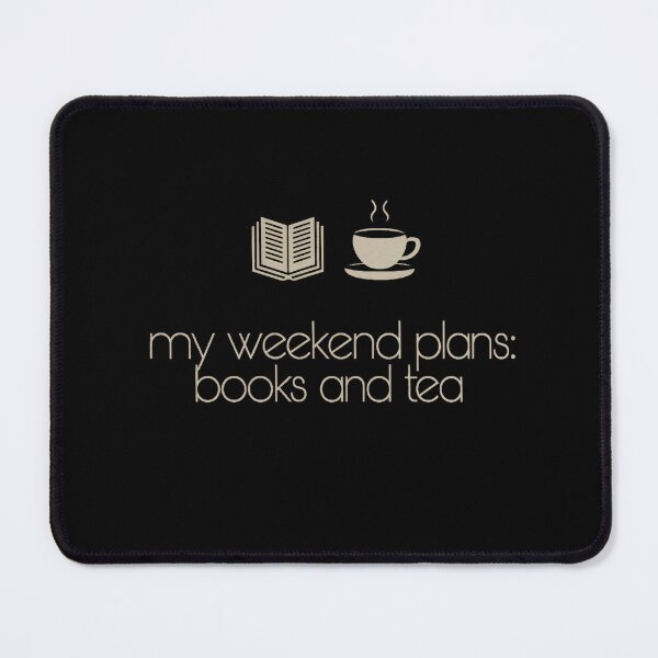 Item preview, my weekend plans books and tea designed and sold by jkrphoto.
