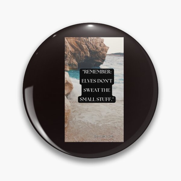 Item preview, "Remember: elves don’t sweat the small stuff." designed and sold by CUTESTUFFnow.