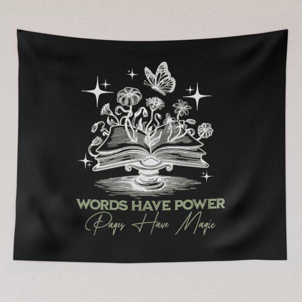 Item preview, Words Have Power, Pages Have Magic - VINTAGE BOOK READER designed and sold by justyna-s28.
