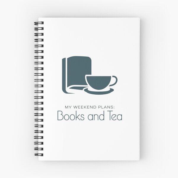 Item preview, my weekend plans books and tea designed and sold by jkrphoto.