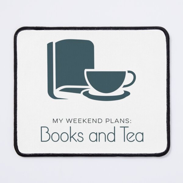 Item preview, my weekend plans books and tea designed and sold by jkrphoto.