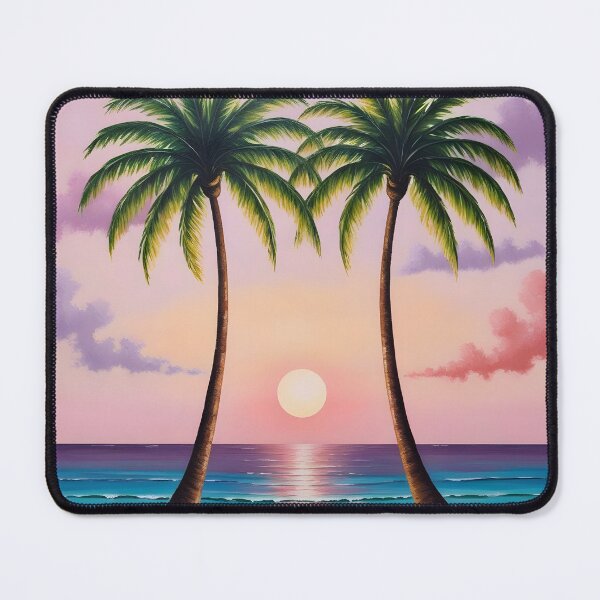 Item preview, two palm trees on the beach sand 3 designed and sold by AA-designstore.