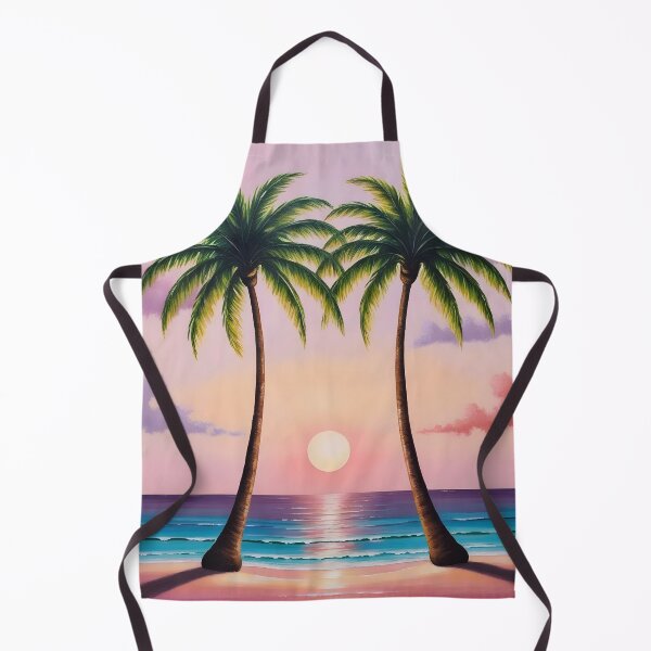 Item preview, two palm trees on the beach sand 3 designed and sold by AA-designstore.