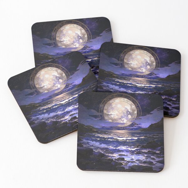 Item preview, Moonlit Seascape designed and sold by Dawn van Doorn.
