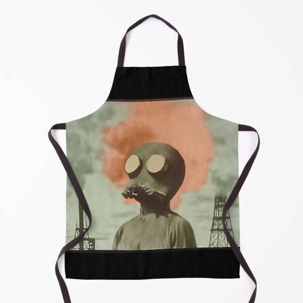 Item preview, Gas Mask Sentinel In An Industrial Wasteland designed and sold by landletsy.