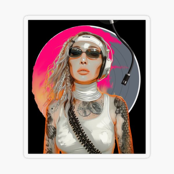 The She J by iServalan for Tale Teller Club Transparent Sticker