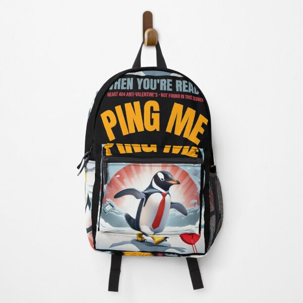 Item preview, Heartbroken Penguin in Love "Ping Me When You're ready" designed and sold by MiHijoDesign.