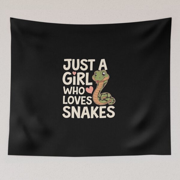 Item preview, just a Girl Who Loves Snakes designed and sold by jkrphoto.