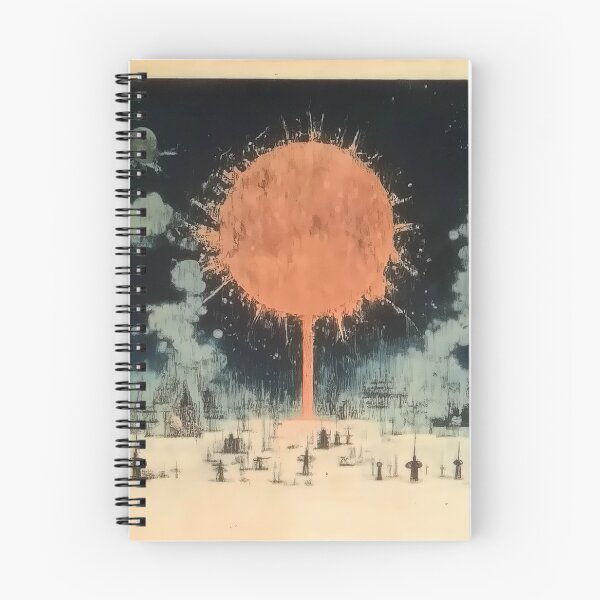 Item preview, The Rising Inferno Over A Dystopian Landscape designed and sold by landletsy.