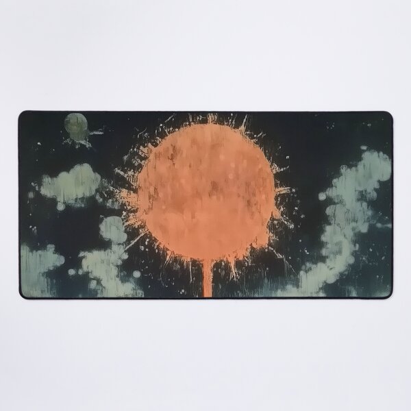 Item preview, The Rising Inferno Over A Dystopian Landscape designed and sold by landletsy.