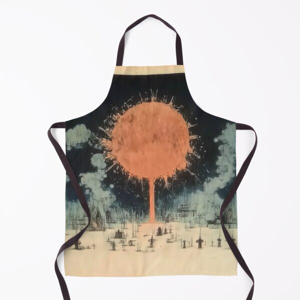 Item preview, The Rising Inferno Over A Dystopian Landscape designed and sold by landletsy.