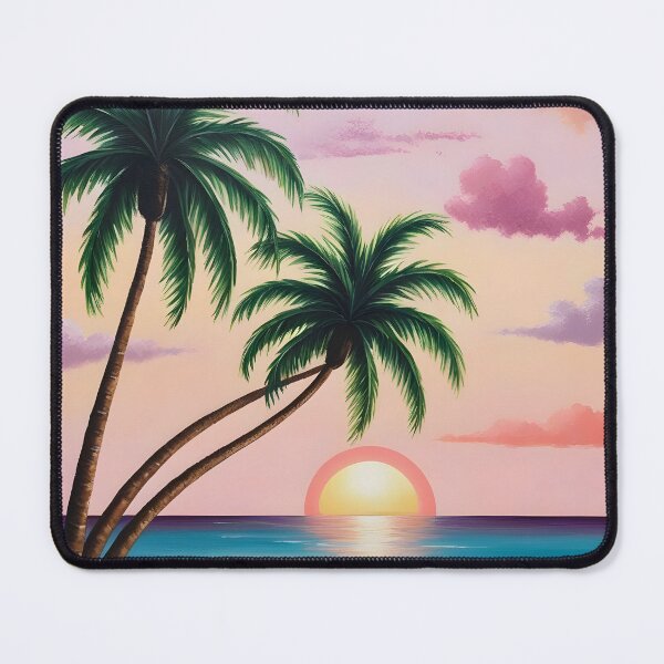Item preview, two palm trees on the beach sand 4 designed and sold by AA-designstore.