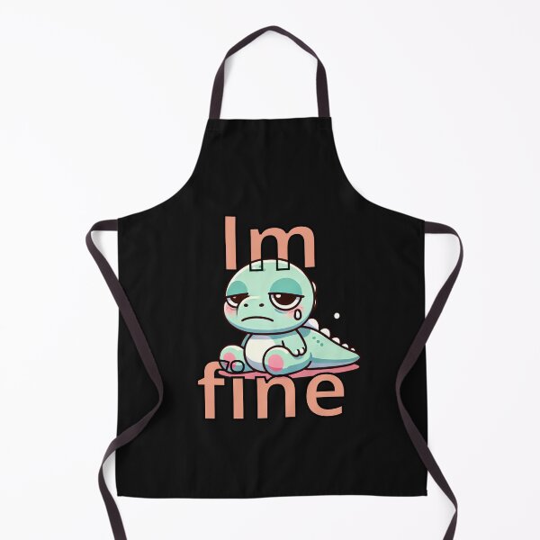 Item preview, I'm Fine Men Women Sarcastic Quote Design designed and sold by Ver-Payah.