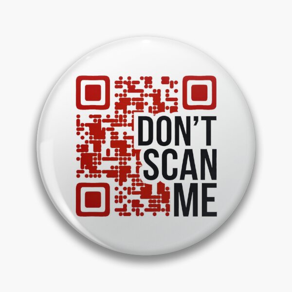 Item preview, Don’t Scan Me A Bold QR Code Statement designed and sold by Amanda's Factory.