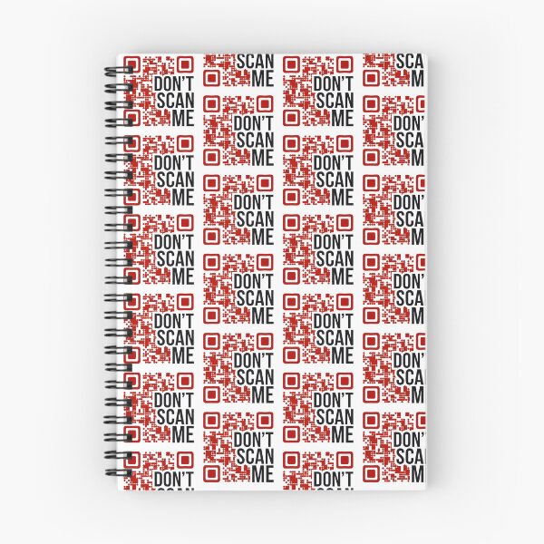 Item preview, Don’t Scan Me A Bold QR Code Statement designed and sold by Amanda's Factory.