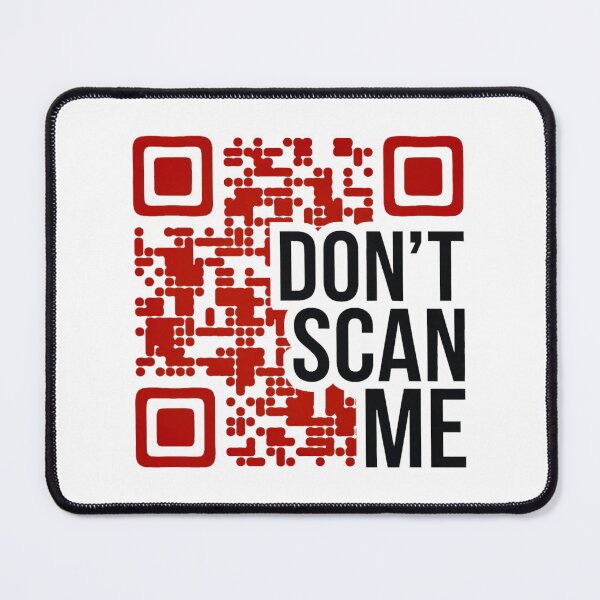 Item preview, Don’t Scan Me A Bold QR Code Statement designed and sold by Amanda's Factory.