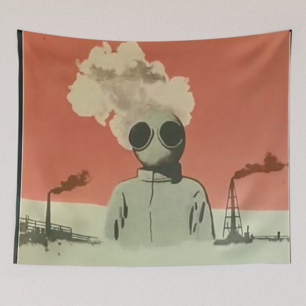 Item preview, Smokestack Sentinel In A Toxic Horizon designed and sold by landletsy.